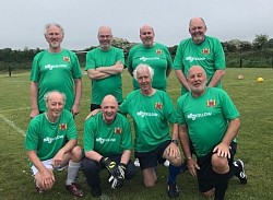 Troon AFC Walking Football Tournament with 16 teams - the largest in Cornwall
